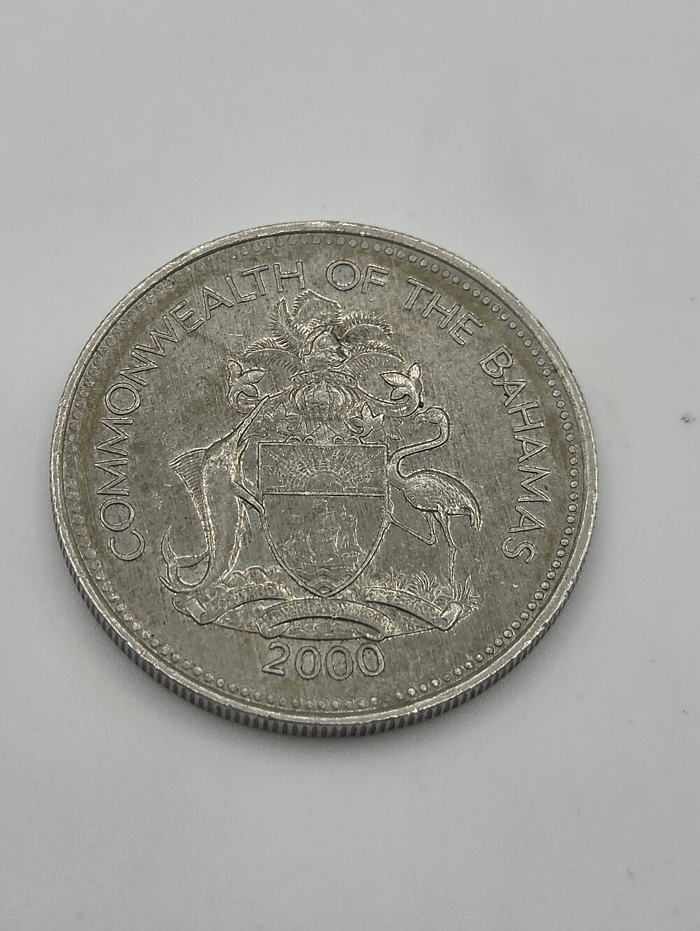 25 Cents Sailboat Coin 2000 The Bahamas